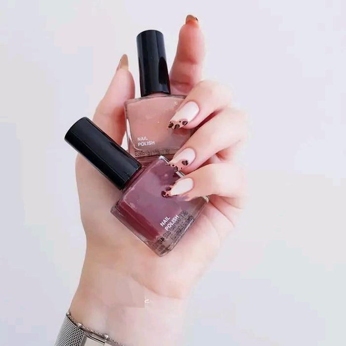 6 Pcs Peel Of Nail Polish- Resists Peeling for Endless Creativity