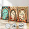 3pcs Islamic Wall Art – Sabar, Shukr, Tawakkul Frame Decor