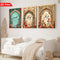 3pcs Islamic Wall Art – Sabar, Shukr, Tawakkul Frame Decor