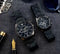 Emporio Armani Luxury Couple Watch Set – Brown Silicone Strap, Golden Case