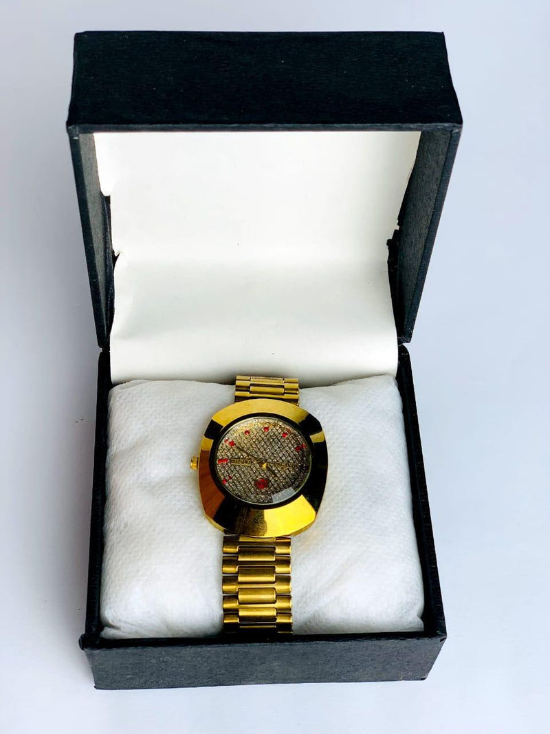 Men’s Classic Gold Stainless Steel Analogue Watch