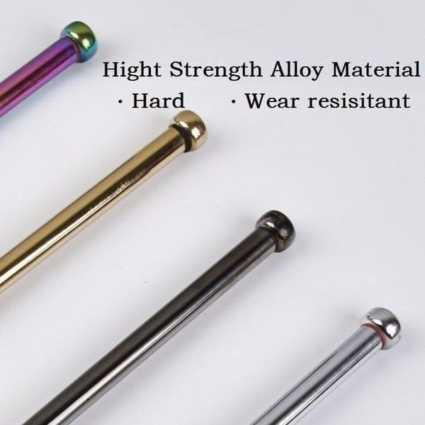Telescopic Self-Defense Stick – 26" Galvanized Steel Baton with PVC Grip