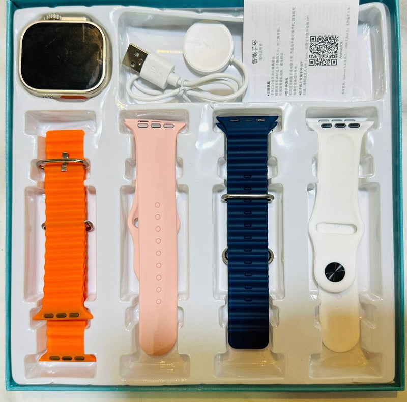 Premium Bluetooth 5.1 Smart Watch – Multicolor, Waterproof, Long Battery Life