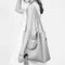 3-Piece Elegant Pink PU Leather Handbag Set for Women