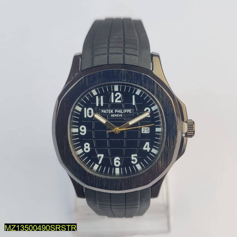 Classic Stainless Steel Quartz Watch – Dual Leather Strap, 35mm Round Dial