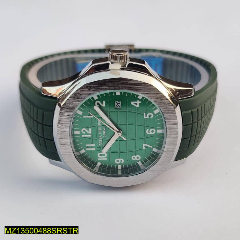 Classic Stainless Steel Quartz Watch – Dual Leather Strap, 35mm Round Dial
