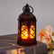 Antique Hexagonal Black Candle Lamp – LED Wind Light for Atmosphere & Decor