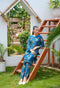 Daffodil Print 2-Piece Dress – Elegant Shirt & Trouser Set for Girls and Women