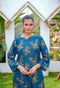 Daffodil Print 2-Piece Dress – Elegant Shirt & Trouser Set for Girls and Women