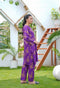 Daffodil Print 2-Piece Dress – Elegant Shirt & Trouser Set for Girls and Women