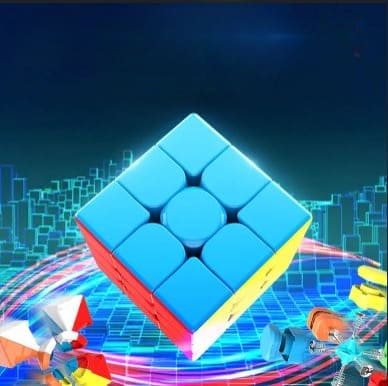 3x3 Magic Speed Rubik’s Cube Puzzle Toy for Kids – High Quality with Box (Random Color)
