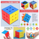 3x3 Magic Speed Rubik’s Cube Puzzle Toy for Kids – High Quality with Box (Random Color)